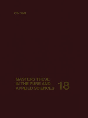 cover image of Masters Theses in the Pure and Applied Sciences